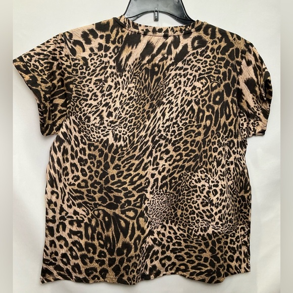AllSaints Leopard Print Women's Top XL - Picture 5 of 7
